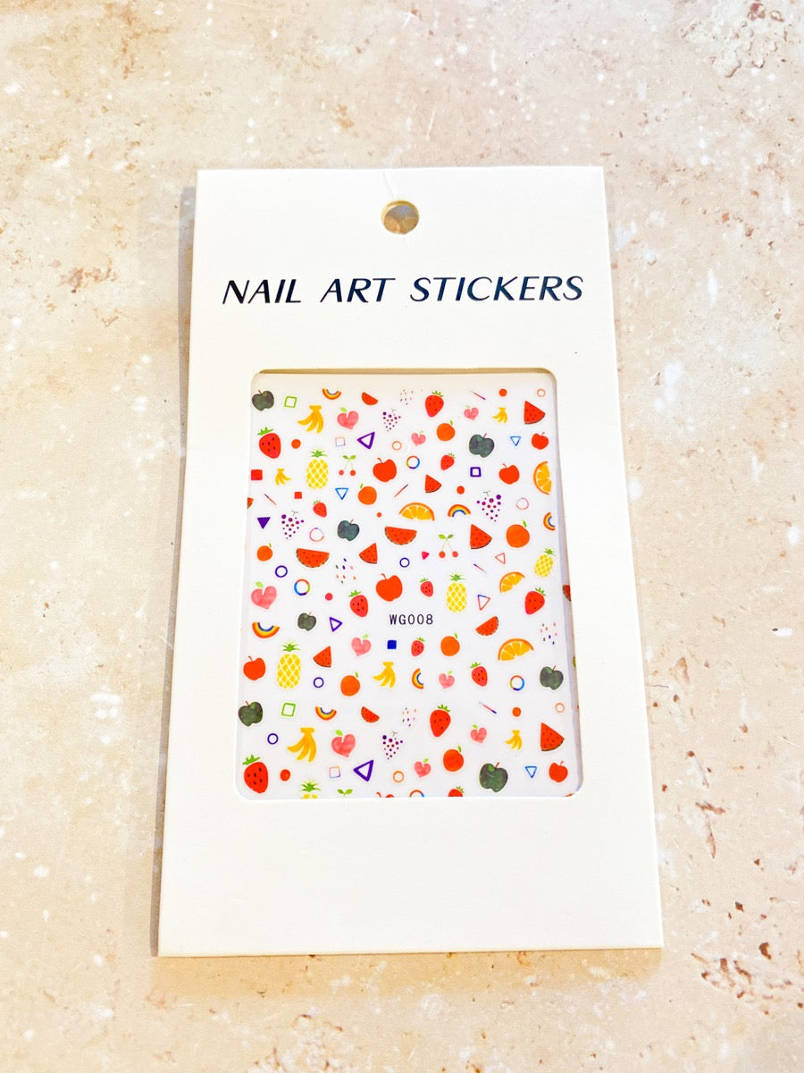 Tutti Frutti Nail Art Stickers