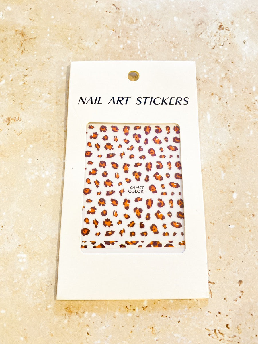 Leopard Prints Nail Art Stickers